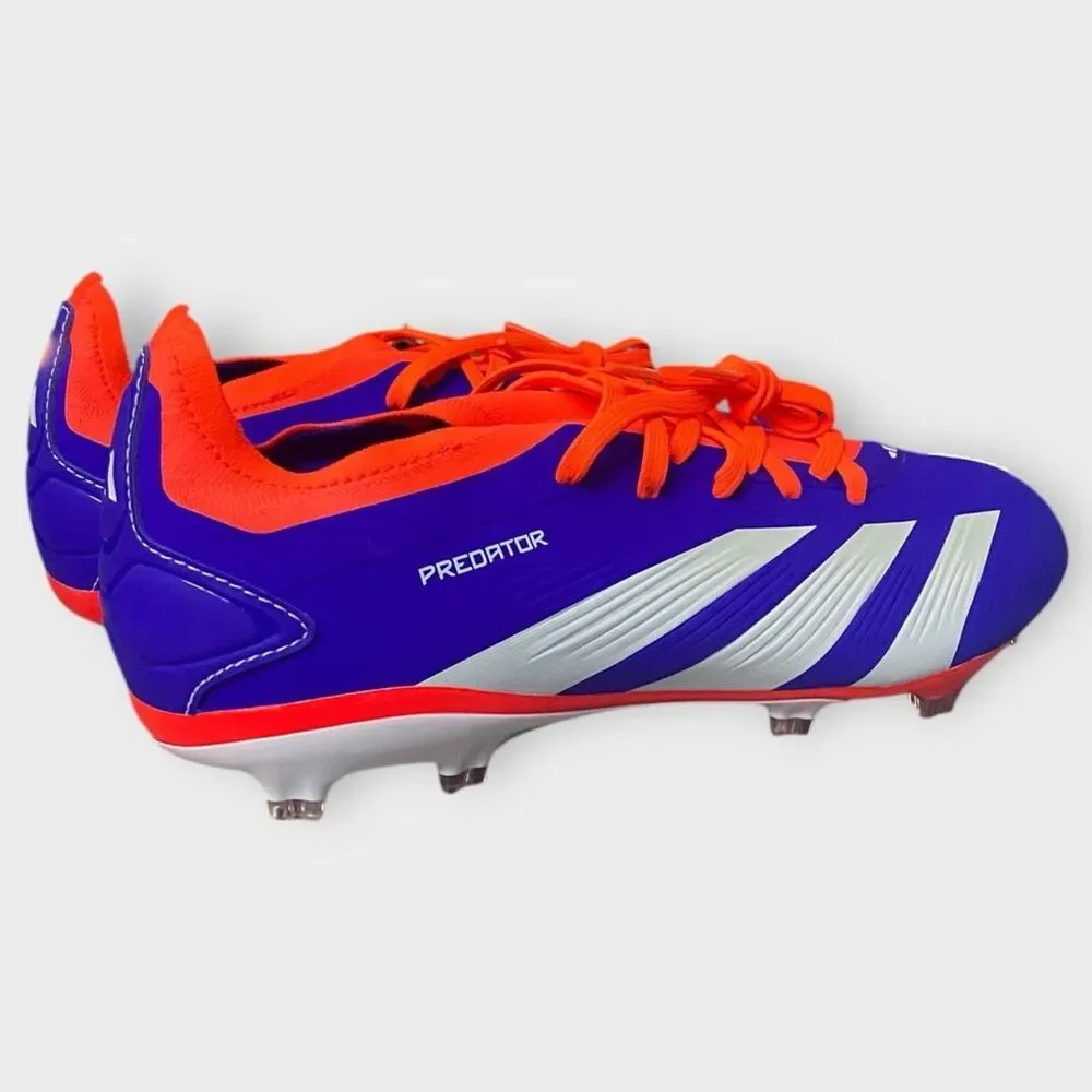 Adidas Predator Pro Elite FG Soccer Cleats Lucid Blue Orange size 10.5 IF6330 - Picture 6 of 12